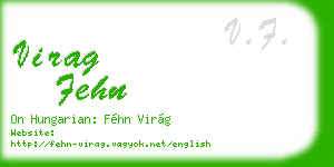virag fehn business card